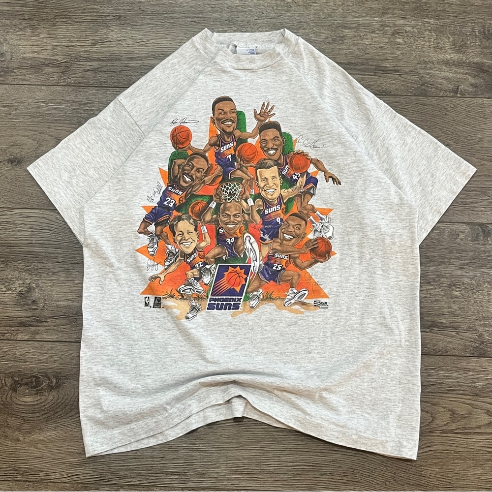 Vintage 90s Phoenix Suns Caricature Salem Sports T-Shirt Men’s Size Large